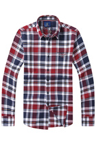 GOLD SHARK ACS31704 men long sleeve plaid shirt autumn casual shirt