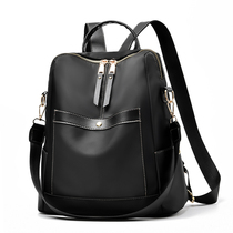 Boomer Oxford Cloth Double Shoulder Bag Women 2021 New Korean Version Fashion 100 Hitch Bag Big Capacity 100 Hitch Travel Backpack