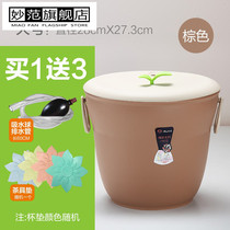 Tea making trash can drainage bucket Short tea residue bucket Kung Fu tea accessories Household creative filter tea table wastewater bucket