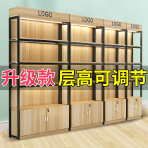 Supermarket shelf display rack multi-layer combination mother and baby store product display container beauty salon cosmetics display cabinet