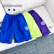 Boy shorts 2021 Summer new children sportswear children sports half pants in children 50% Pants Boys Loose Medium Pants