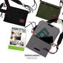 Japanese URBAN OUT DOOR STYLE men and women lightweight simple zipper satchel bag nylon waterproof shoulder bag