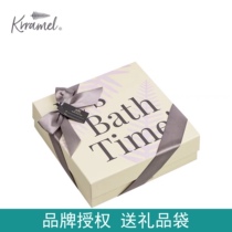 Hot sell KRRAMEL Naked Body Wash MOOSE BATH GIFT BOX GIFT FOUR PIECES OF COVERED HAND TOWELS BATH BALL BUNCH HAIR WITH GRINDING FEET STONES