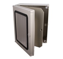 600 * 400 * 195 transparent cover plastic outdoor waterproof distribution box with middle door plastic case control box