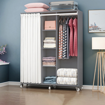 Wardrobe rental house small apartment type modern simple simple cloth wardrobe childrens wardrobe Home bedroom storage cabinet