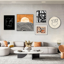 Matisse Sunrise combination painting modern abstract living room decoration painting light luxury hotel sofa background wall art hanging painting