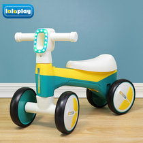 Children's Balance Car 113-year-old baby learning walker without foot 2 half female boy child taxiing four-wheel walker