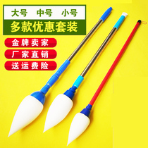Adult old man writing floor Floor practice large brush writing ground water square Student head ground running book bucket water