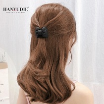 Bow hairpin back of the head female bangs clip grab clip medium hairpin half tie hairpin headdress 2021 new