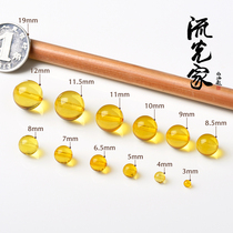 Streamer Home 2-12mm Jin Po round beads diy loose beads 108 Buddha beads raw ore grinding can produce certificate