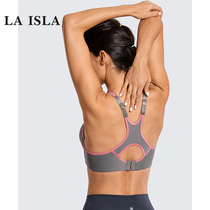 Sports underwear womens shockproof anti-sagging closed pair of breasts underwire vest large size running fitness gathered bra large chest