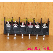 DECA Taiwan Jinlian 7 62 straight foot 6-position black fence screw terminal block T31