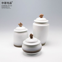 New Chinese ink ceramic cans ornaments soft clothes living room study ancient frame furnishings sales office decorations