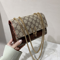 chic port wind ins small bag women 2021 new Korean fashion shoulder bag texture wild chain messenger bag