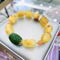 SL428 beeswax jade bracelets