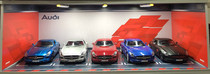 Audi 1 18 simulation car parking car parking parking models of automobile dust resistance display