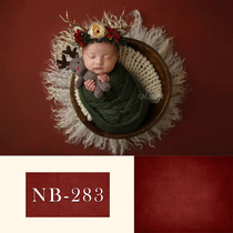 Chuangmei newborn 100-day-old photography background red background soft rubber baby childrens photo background NB-283