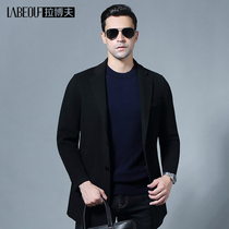 Labov wool coat for mens wool business casual jacket thickened warm autumn and winter mens clothing