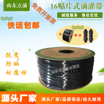 16 single-hole patch strawberry drip irrigation belt agricultural dripping greenhouse vegetable field watering artifact orchard atomization micro-spray belt