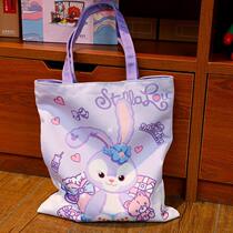 Soft girl ballet Rabbit Cute Printed Sail Bag Stars Della single shoulder handbag Female girl Stella