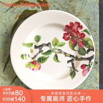 Emma Bridgewater Peach Flowers 8 5 Inch Dinner Plate Nordic Wind Glazed Craft Home With A Small Food Pan