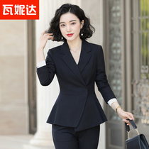 Professional Dress Women Suit Fashion Temperament Goddess Van West Suit Womens High-end Positive Dress Women Business Work Suit Spring Autumn