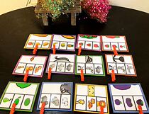 Kindergarten early education concentration observation and hands-on ability clip Game part and overall teaching toy