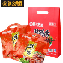 Duck tongue Wenzhou specialty Xiuwen food sauce duck tongue 480g gift box original spicy spicy snacks