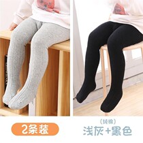 Wear pantyhose four months baby leggings foreign baby girl socks 20191-2-3 medium White