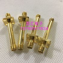 SMA-KKF high frequency head 47mm extended double female head square plate four hole flange lock plate 50 ohm all copper
