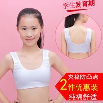 Hair Growing Period Little Vest Junior High School Student 12-14-16 Year Old High School Girl Bra Great Girl Girl Girl Underwear Thin