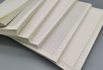 Double sided small square grid grid paper posteriori paper coordinate paper eye care eye rice yellow squared paper college student cog 100 gr