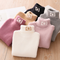 Baby turtleneck sweater 2021 autumn winter New Girls childrens clothing childrens warm sweater my-1513