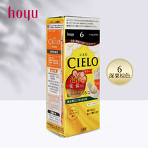 Japan imports American hoyo to CIELO press foam dye paste to cover white hair deep chestnut brown 6 new