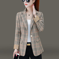 Temperament Inglén Style Subsuit Jacket Woman 2021 Autumn Dress New Lady Design Sensation Small Crowdsuit Jacket