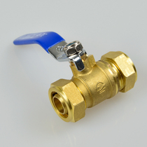 Copper ball valve 4 points aluminium plastic tube ball valve 6 points 1620 Solar valve Sleeve type valve copper ball valve DN15 20