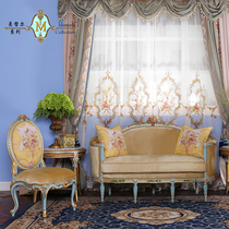 Eurostyle style palace Romantic Extravaganza Hand-painted Retro small family style Villa Duo single position sofa