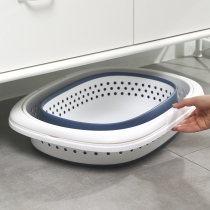 Home Dirty Laundry Containing Basket Toilet Handheld Laundry Basket Change Washing Clothing Storage Barrel Folded Bathroom Deity