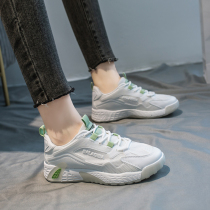 Small white shoes womens all-match flat bottom spring and autumn light sports shoes non-slip soft bottom pregnant women shoes old Beijing cloth shoes