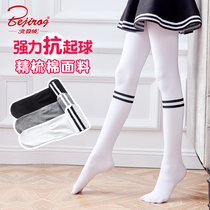 Children Dance Even pants Sox Summer White Bottoms Socks Girls Silk Socks Dancing Practice Special Students Dance Socks
