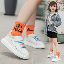 UK next sara2021 spring childrens white shoes girls color board shoes boys casual shoes soft soled shoes