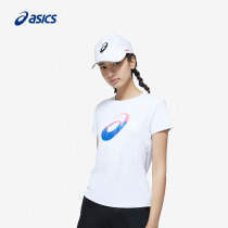 ASICS Arthur womens T-shirt moisture wicking womens LOGO running short sleeve shirt 2012C262-001