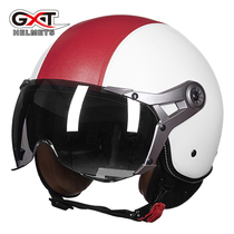 GXT Electric Motorcycle Helmet Semi-Clad Half Armor All-male Air Force Retro Locomotive Safety Helmet