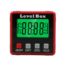  New strong tilt digital display magnetic angle box inclinometer electronic horizontal ruler angle ruler measures tilt Y bevel angle with back