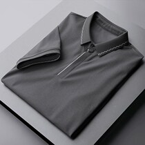 Rich bird polo shirt men loose trend Net red short sleeve T-shirt men slim lapel Tide brand business Paul shirt ins