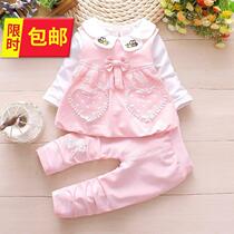 Toddler Autumn fashion set girl baby 0132 months 4 infant clothes child long sleeve 3 years old