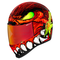 ICON Airform Red Devils double lens street car retro motorcycle helmet Four Seasons full helmet