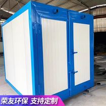 High temperature paint booth industrial spraying oven equipment gas curing furnace electric heating drying room Electrostatic spraying powder