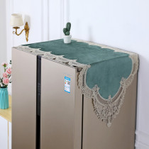 High-end luxury double-door refrigerator dust cover cloth washing machine dust cover cover cover microwave oven refrigerator cover cover towel