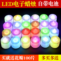 LED electronic candle light Romantic proposal Creative decoration supplies Birthday surprise confession candle Valentines Day decoration